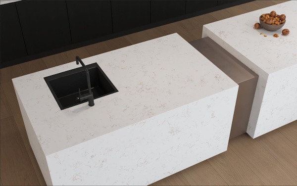 crl stone verona gold quartz worksurface