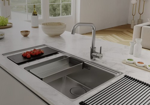 franke steel sink