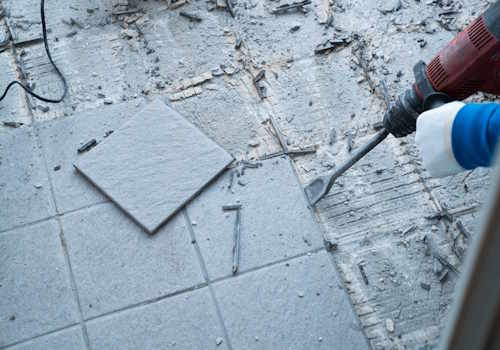 removing floor tiles